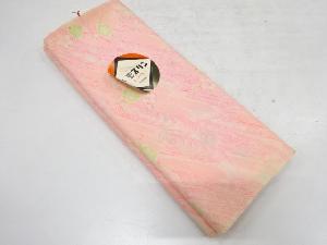 アンティーク　観世水に梅模様　長襦袢地反物